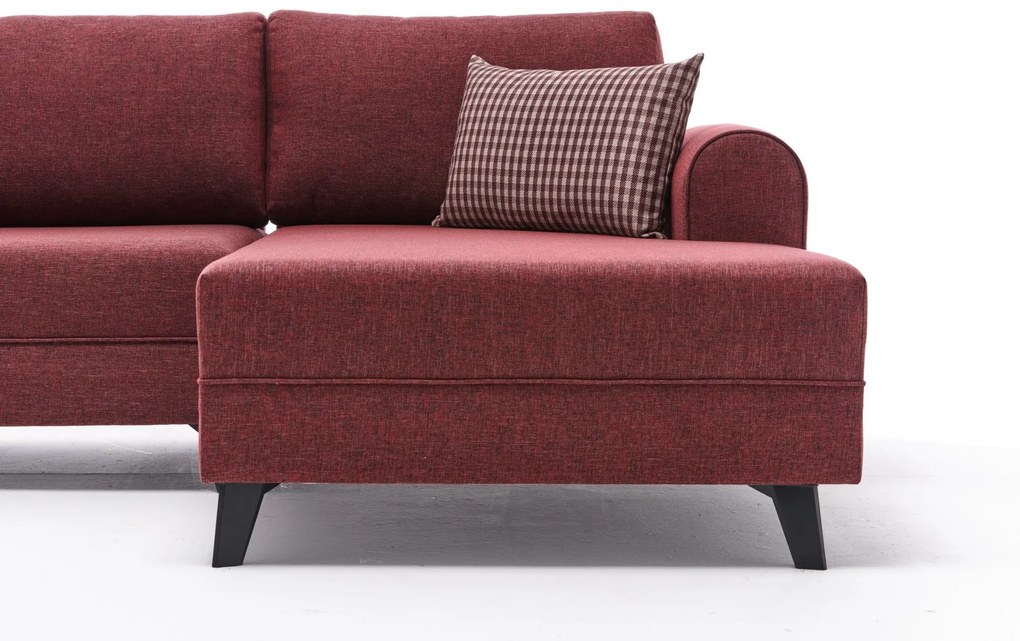 Canapea extensibilă de colț Belen - Claret Red