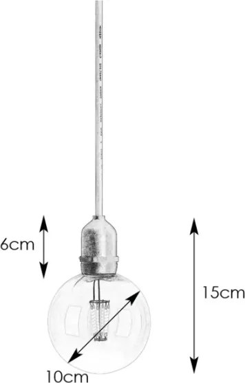 Markslöjd 107989- Lampă LED suspendată de exterior GARDEN24 LED/2,86W/24V IP44 negru/transparent