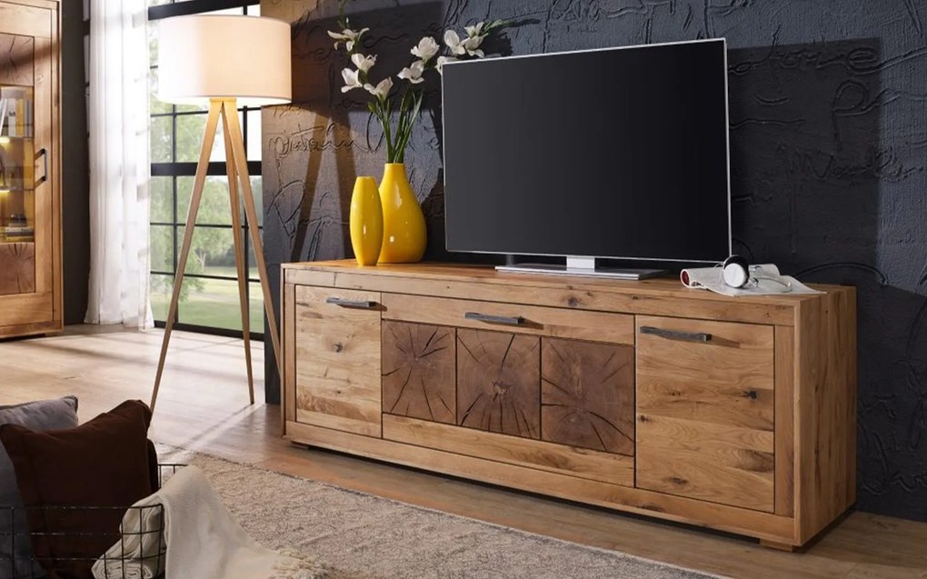 Comodă TV lemn masiv Rustic Home