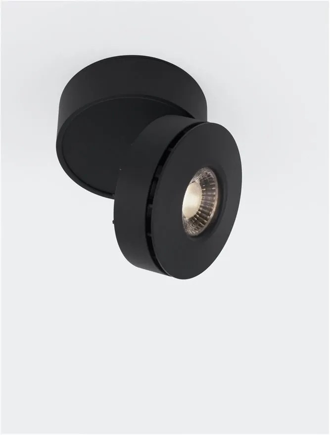 Spot LED aplicat ajustabil LOT 15W negru
