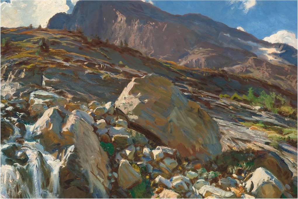 Tablou - John Singer Sargent, Simplon Pass, reproducere (90x60 cm)