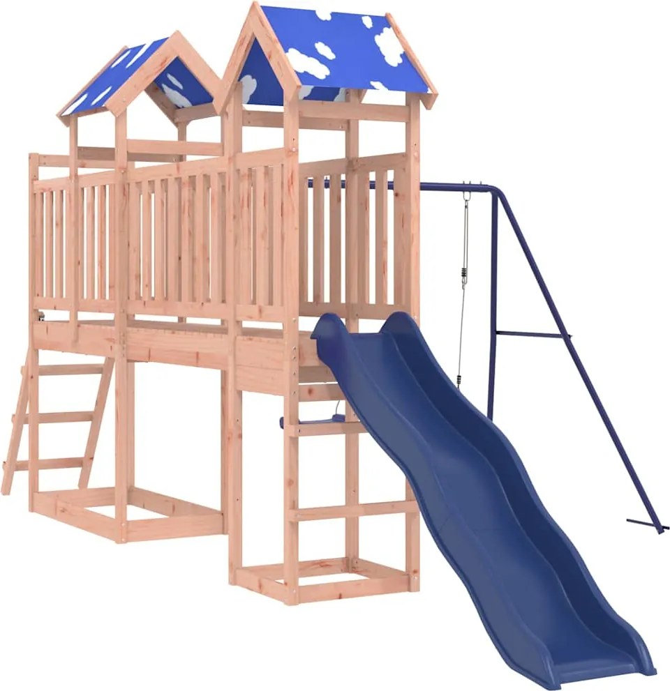 vidaXL Set de joacă pentru exterior, lemn masiv de douglas