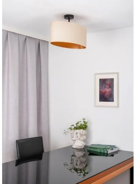 Lustră aplicată Duolla OVAL VEGAN 1xE27/15W/230V crem