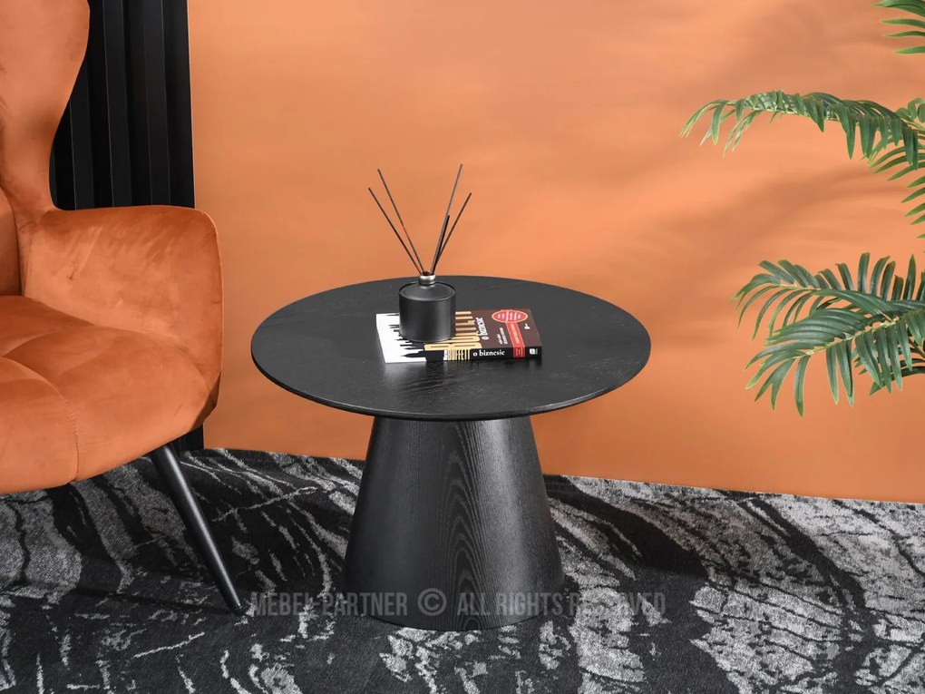 Măsuță de cafea Otava 60 (lemn negru + negru). 1111675