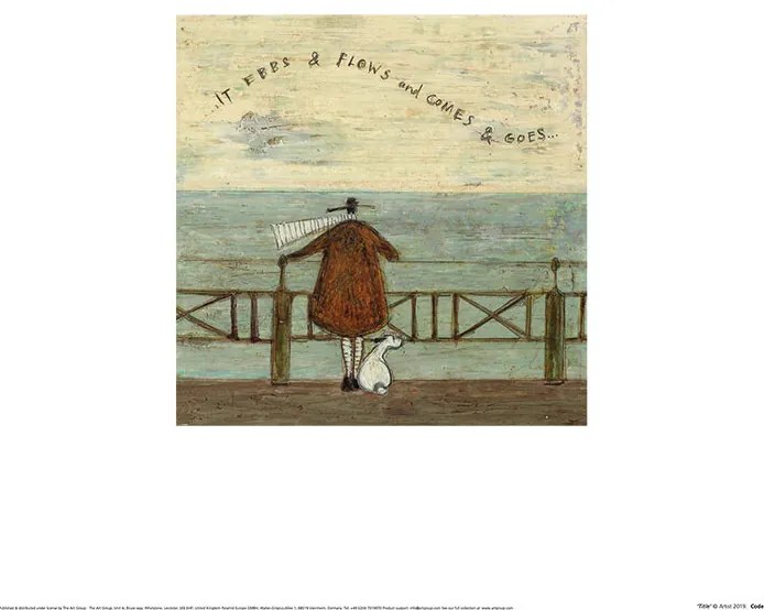 Imprimare de artă Sam Toft - It Ebbs & Flows And Comes & Goes...