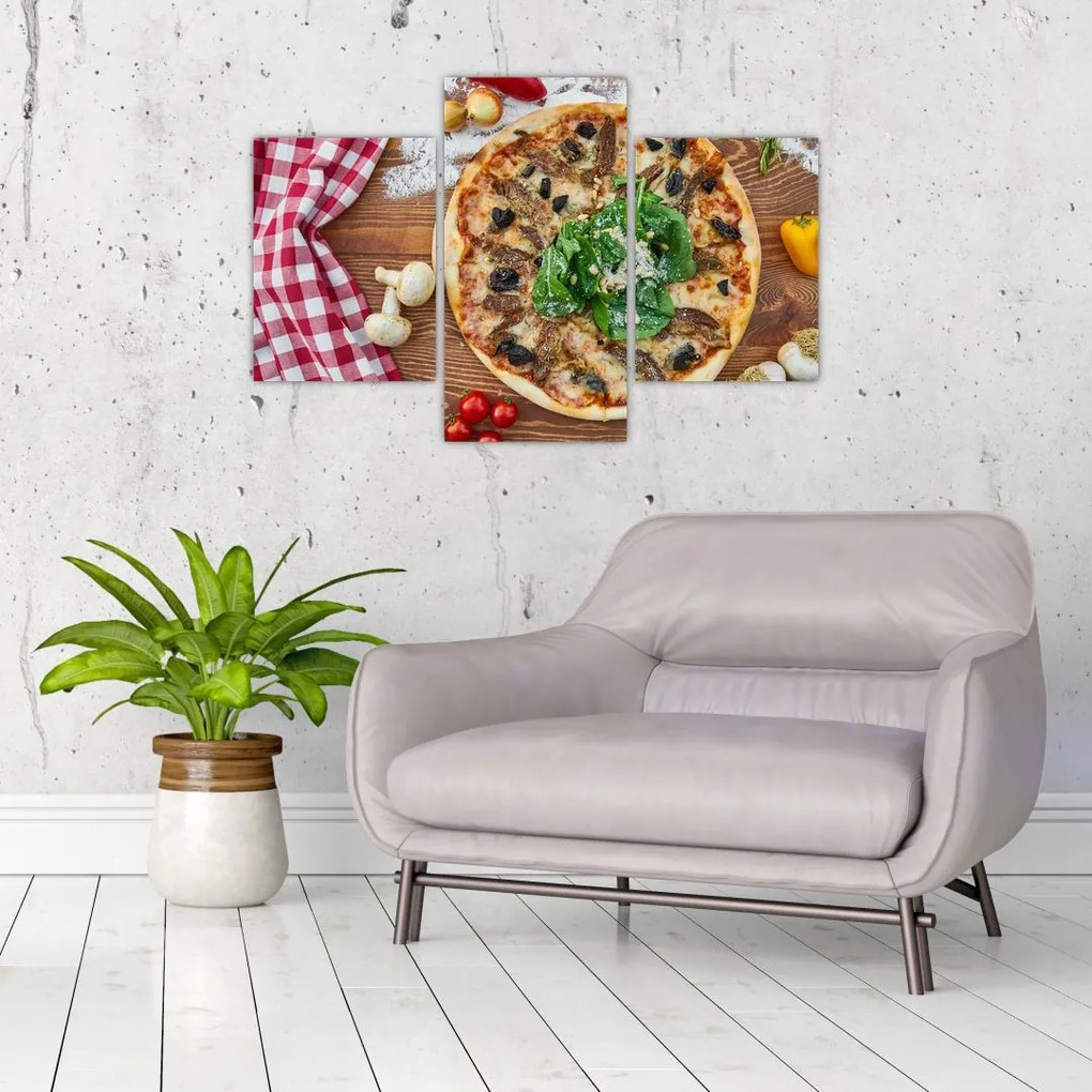 Tablou cu pizza (90x60 cm)