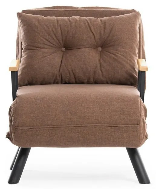 Fotoliu Sando Single Light Brown