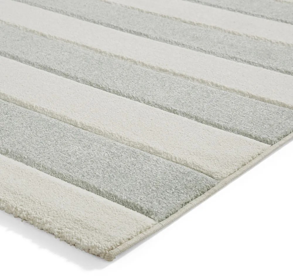 Covor verde mentă 80x150 cm Cove Stripe – Catherine Lansfield