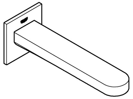 GROHE 13404003 - Sifon pentru cadă PLUS 168 mm, crom lucios