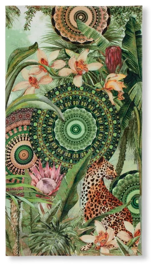 Prosop de plajă verde 100x180 cm – HIP