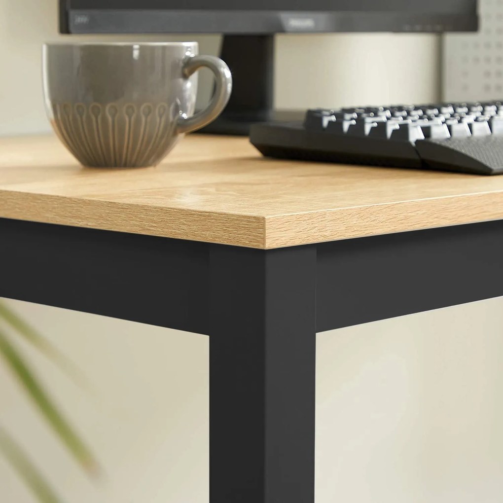 Masa de sufragerie cu blat in decor stejar TESSA 120x60