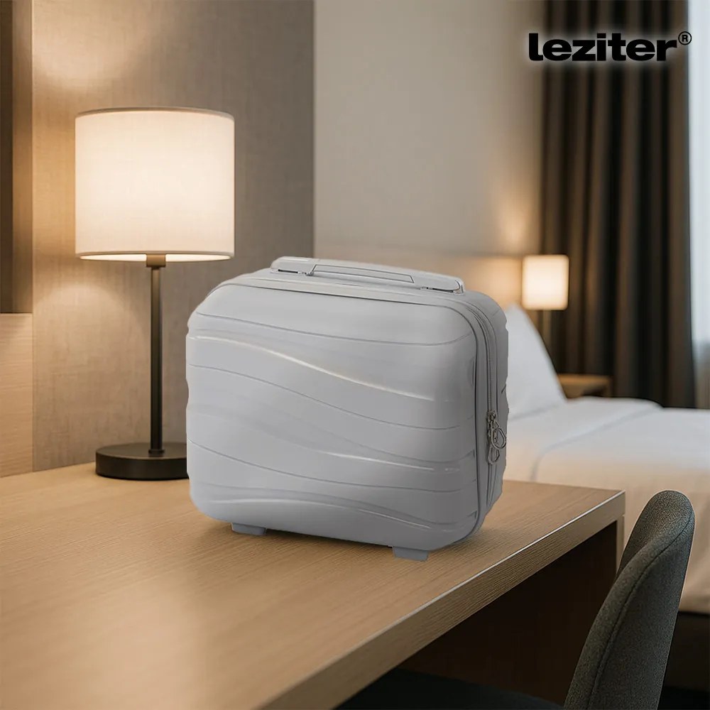 TraveLux Voyager IX gurulós bőrönd szett szürke
