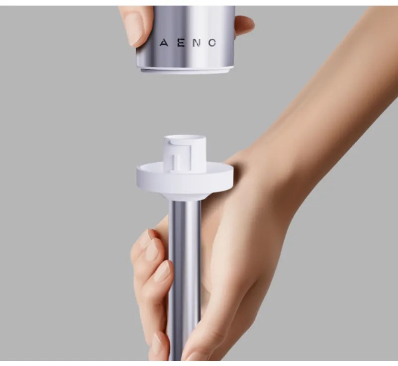 Blender, tocător și mixer 3in1 AENO AHB0004W, 1200W, 0,5 l, 18 trepte, Turbo, motor DC, alb/inox