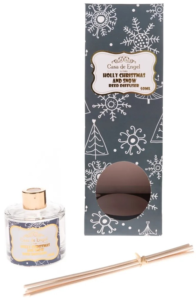 Difuzor de parfum Crăciun și zăpadă, 50 ml, 7,4 x21,5 x 6,8 cm