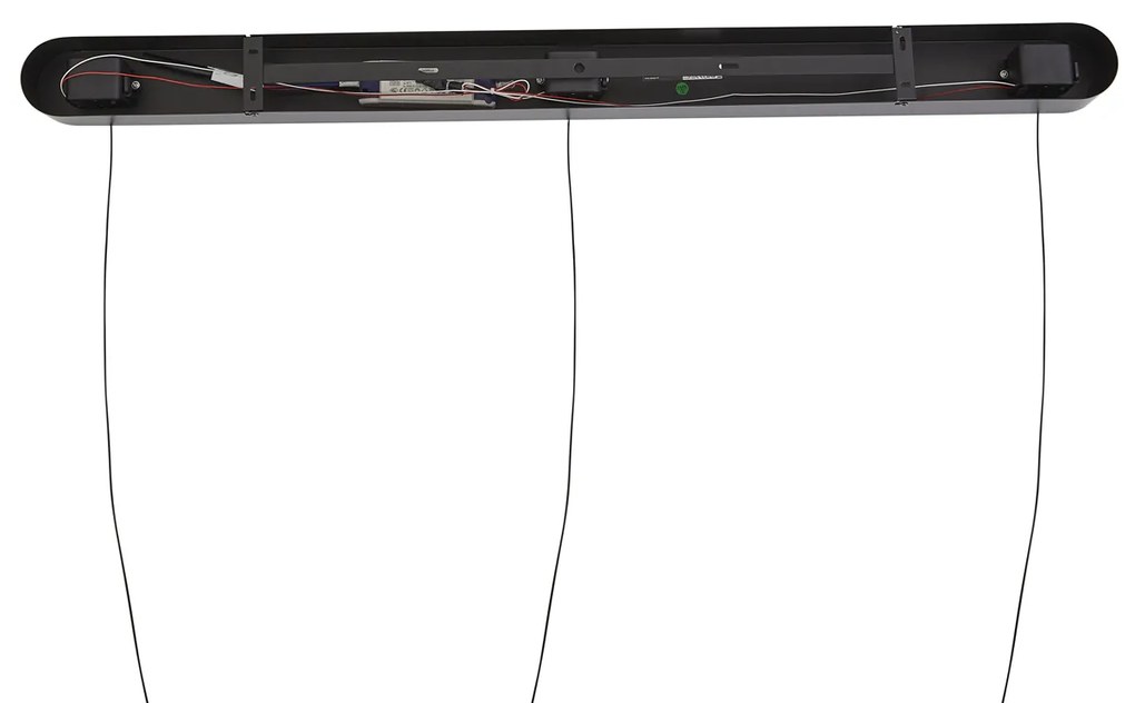 Lampă suspendată neagră cu mocha incl. LED cu 3 trepte de intensitate luminoasă 3 lumini Easylift - Witch