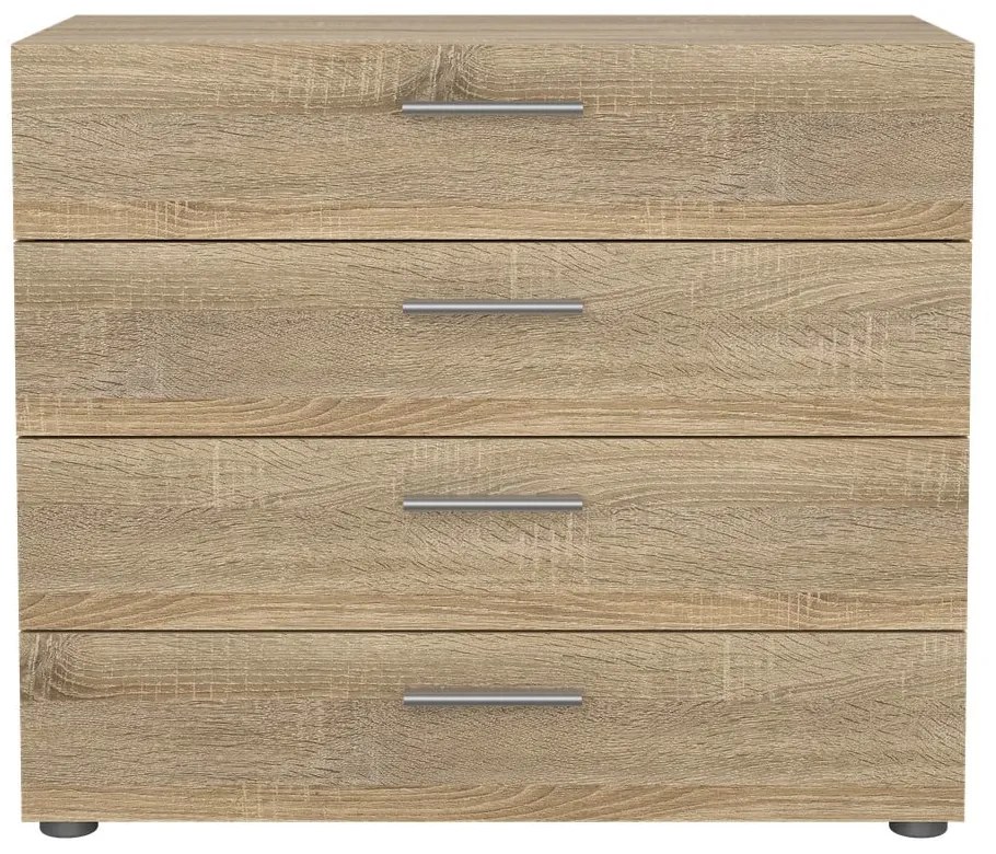 Comodă cu aspect de stejar Tvilum Pepe, 80x68 cm