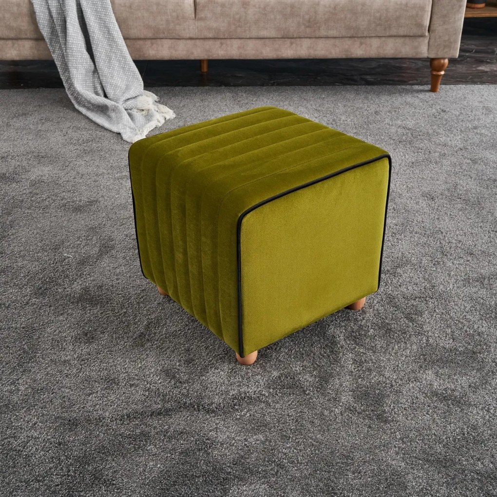 Taburet Mona Pouf Verde