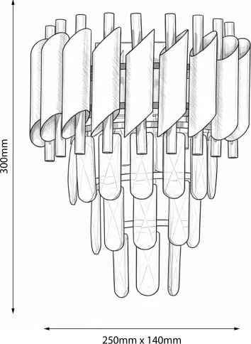 Brilagi - Aplică de perete ECLIPSE 2xE14/10W/230V aurie