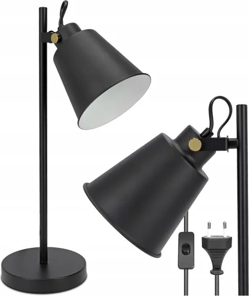 Lampă de masă 1xE27/40W/230V neagră