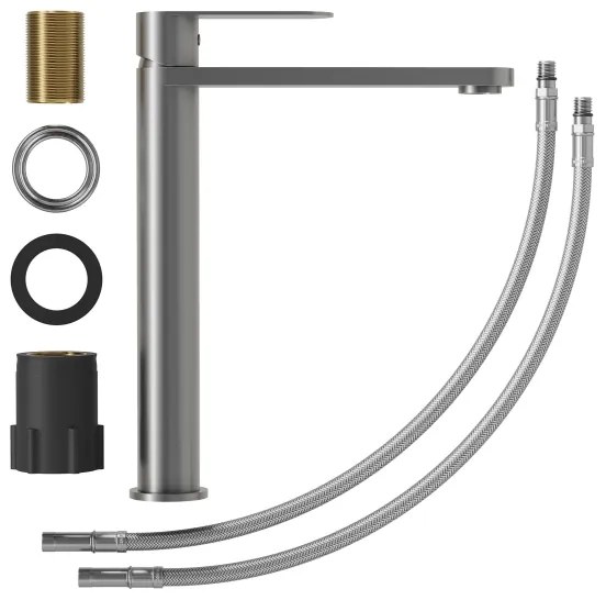 Baterie pentru lavoar TARNBY, 27,3 cm, gri prăfuit