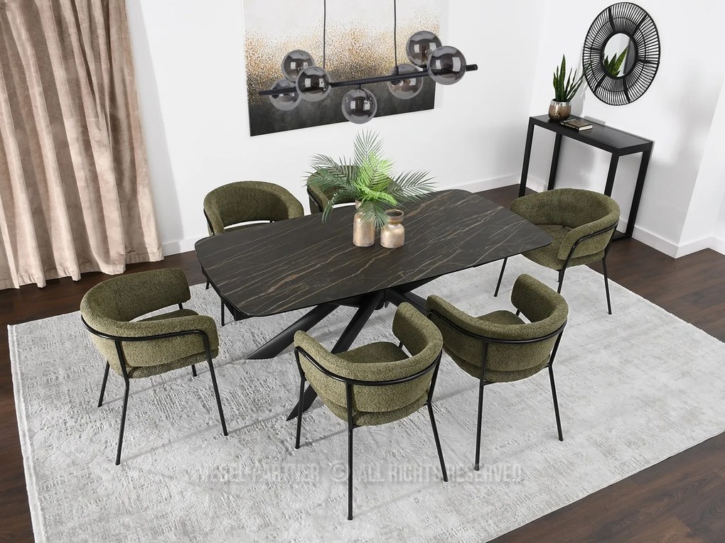 Scaun Sorento (verde + negru). Promo -13%. 1111278