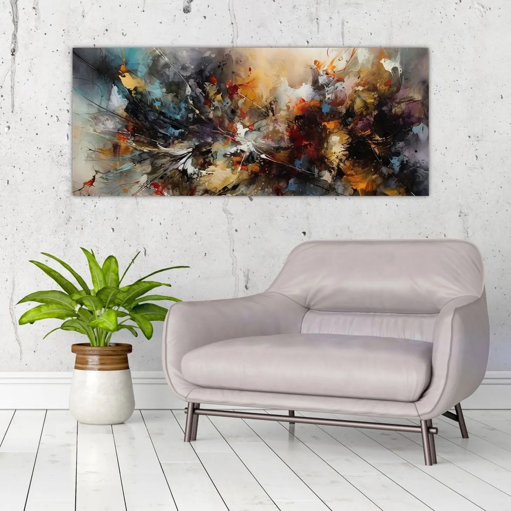 Tablou - Grafică abstractă (120x50 cm)