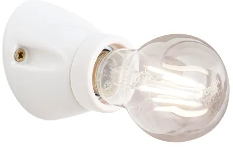 Orion - Aplica de perete FROST 1xE27/60W/230V albă
