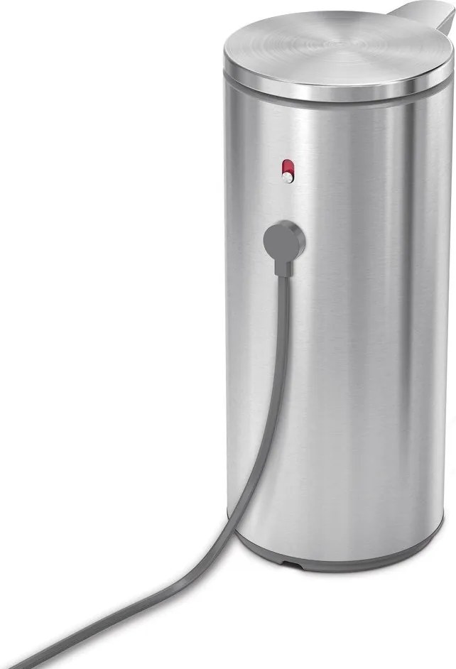 Dozator de săpun lichid argintiu mat automat din oțel 266 ml – simplehuman