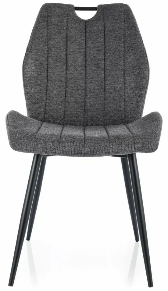 Scaun Arco gri inchis/negru Brego18