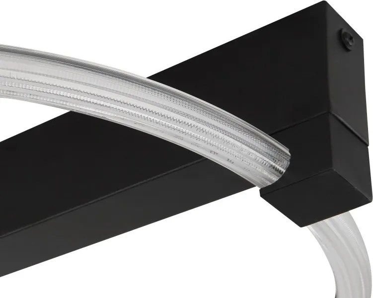Plafoniera LED metal negru FLETCHER