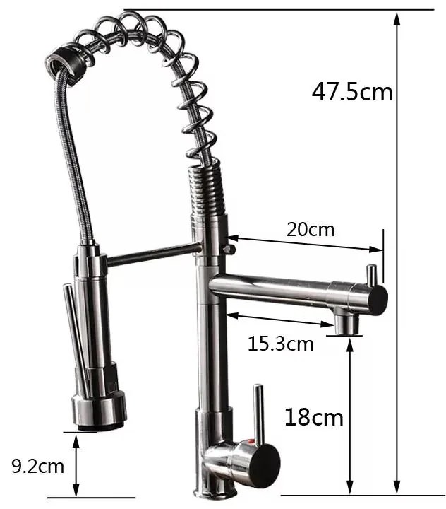 Baterie bucatarie inox satinat TRENDY S