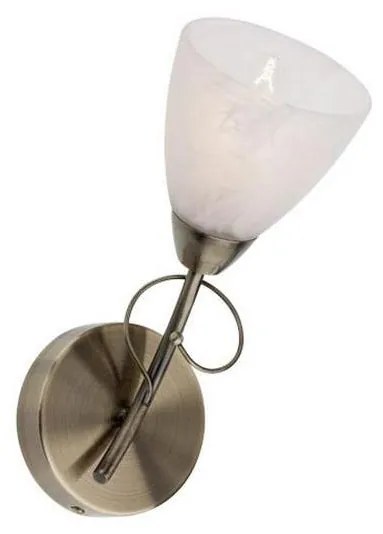 Lampă de perete NOELLA 1xE14/28W/230V alamă Redo 02-649