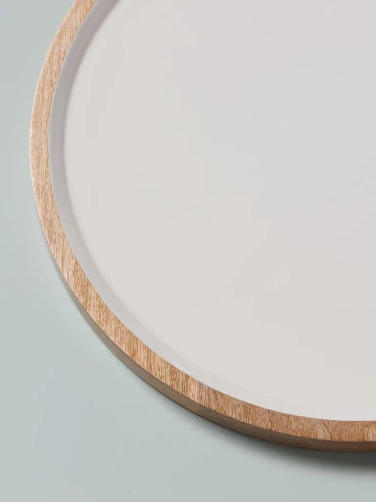 Tava servire din lemn de mango, 46 cm Lacquered