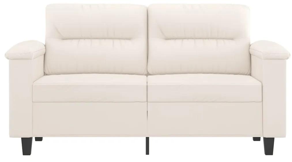 Canapea cu 2 locuri, bej, 120 cm, tesatura microfibra Bej, 150 x 77 x 80 cm