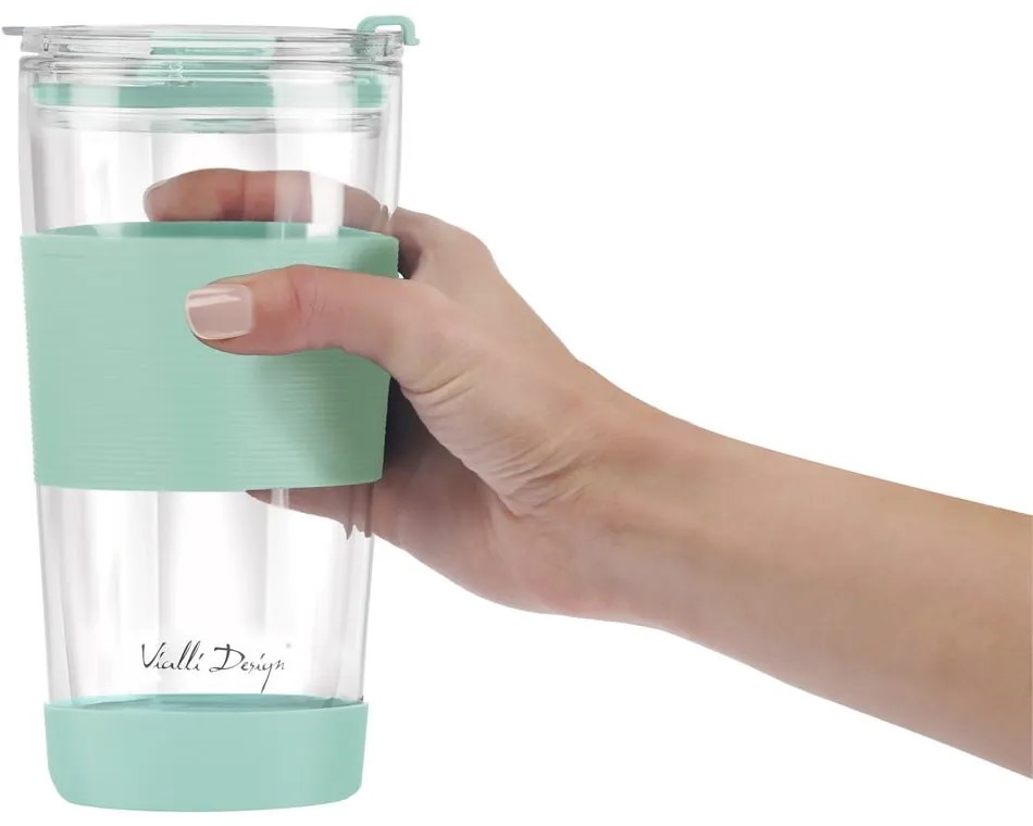 Cană termos verde-mentă 600 ml Fuori – Vialli Design