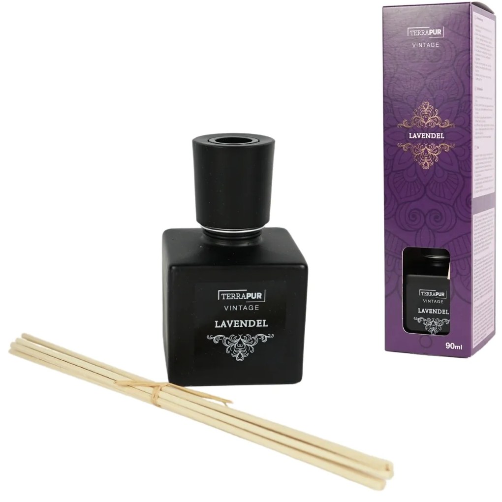 Difuzor aroma cu betisoare VINTAGE LAVENDER 90 ml