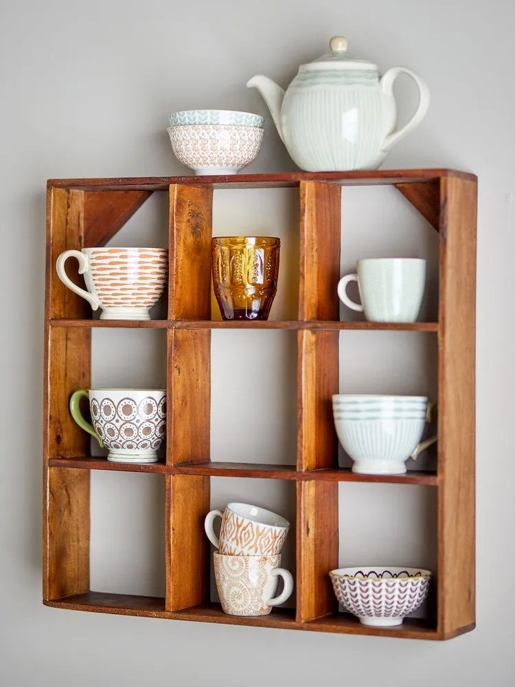 Raft în culoare naturală etajat din lemn reciclat 53 cm Tilo – Bloomingville