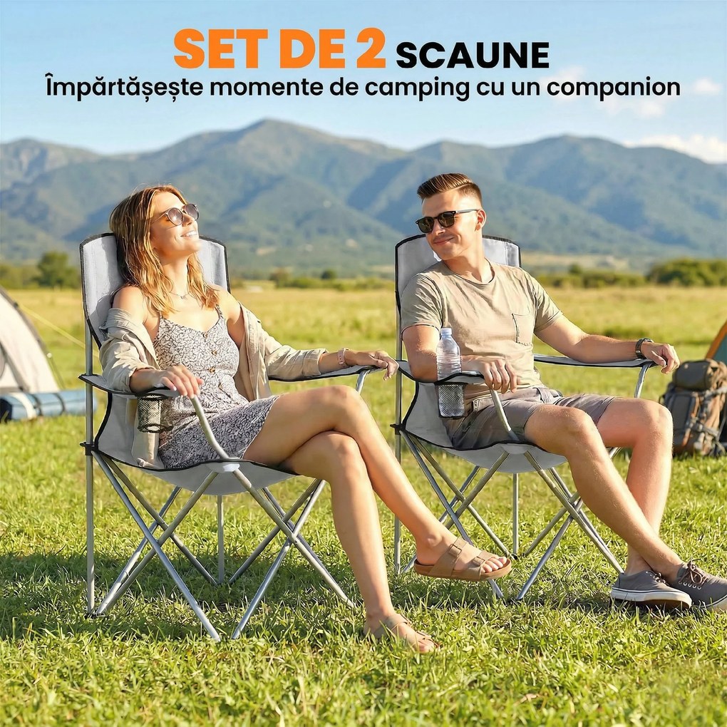 Outsunny scaun fotoliu pescar | Aosom Romania