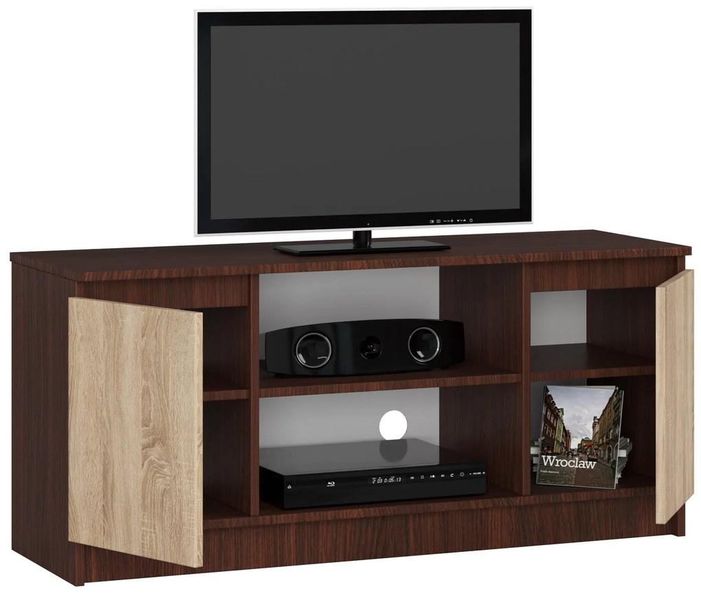 Măsuță TV Darian (wenge + Stejar sonoma). 1069383