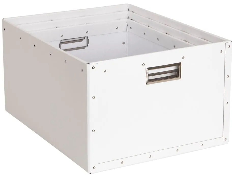 Cutii de depozitare albe 3 buc. din carton Ture – Bigso Box of Sweden