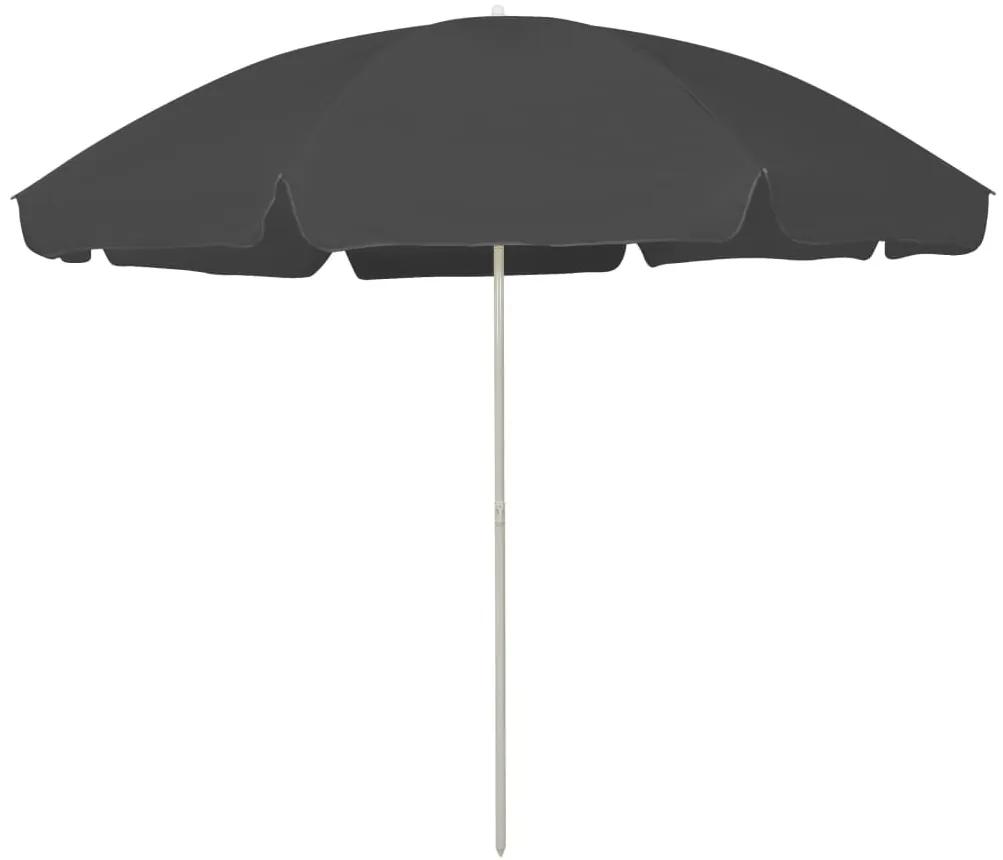 Umbrela de plaja, antracit, 300 cm Antracit, 300 cm