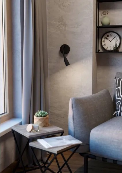 Eglo 901818 - Lampă LED de perete flexibilă OLIVANDINO, 3,8W/230V, neagră