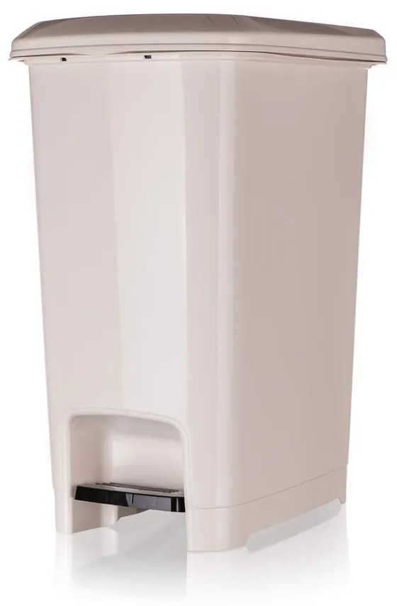Banquet Coș de gunoi cu pedală STEP 25 l, crem, 25 l