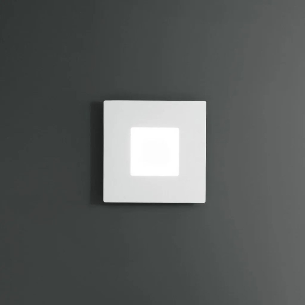 Plafoniera LED moderna BILDE 52x52cm, alb, negru sau auriu