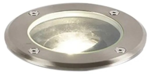 Spot îngropat inteligent pentru exterior din oțel inoxidabil, inclusiv WiFi GU10 IP65 - Delux