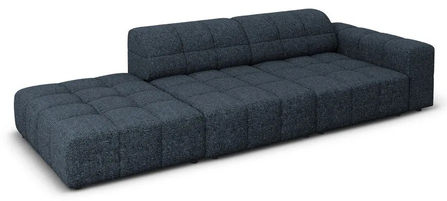 Șezlong albastru (cu colț pe partea dreaptă) Chicago – Cosmopolitan Design