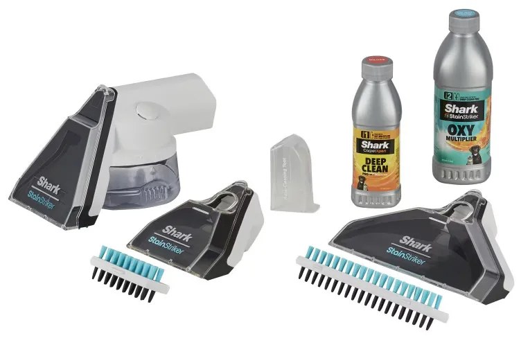 Aspirator curatare pete Shark StainStriker PX200EUT, 450W, 0.72 L, Portabil, Furtun flexibil, 5 atasamente, Alb