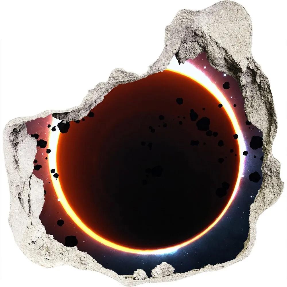 Fototapet 3D gaură în perete Eclipsă