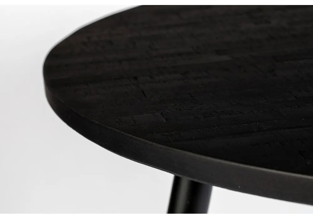 Masă de dining rotundă lemn masiv de tec ø 110 cm Mo – White Label