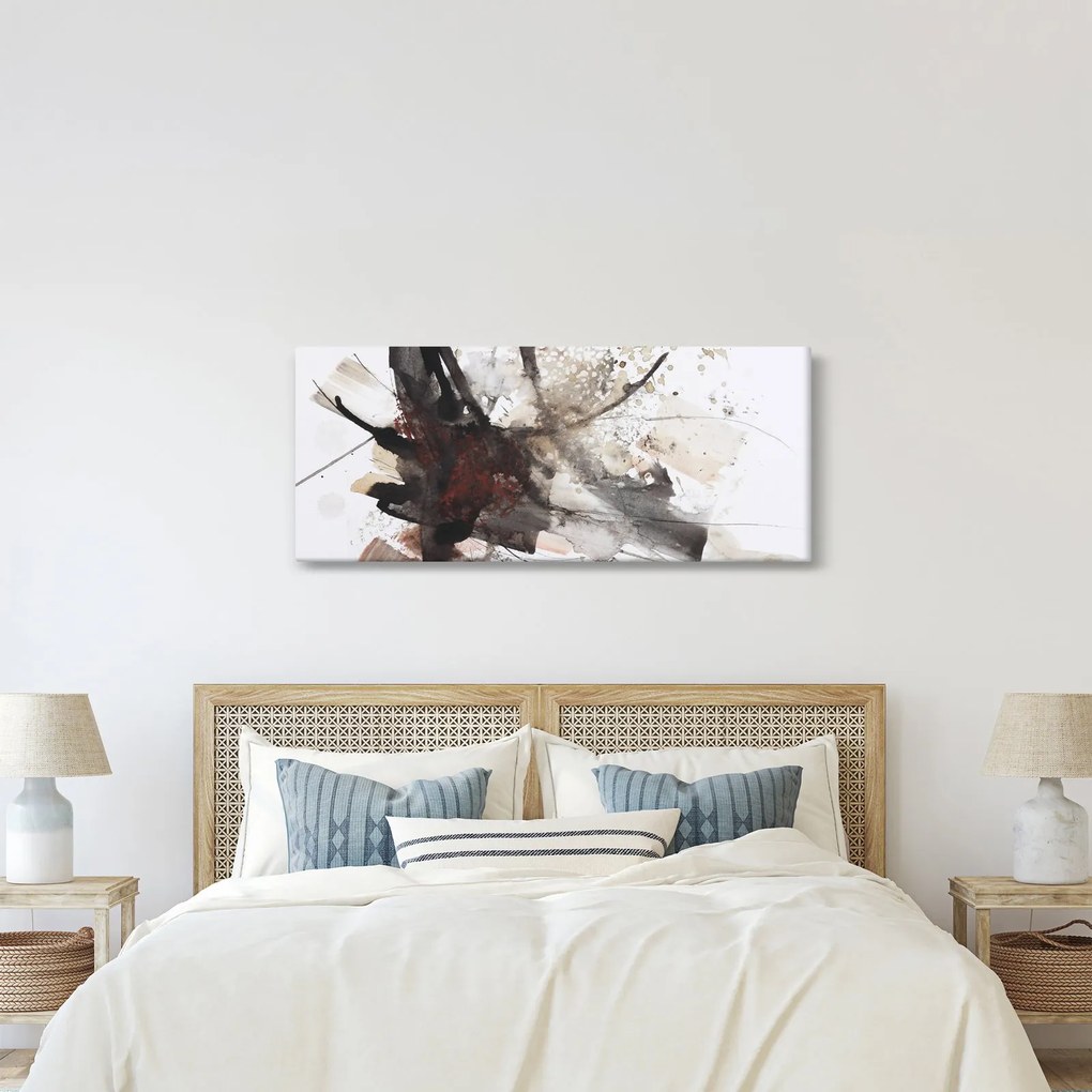 Tablou cu pictură abstactă (120x50 cm)